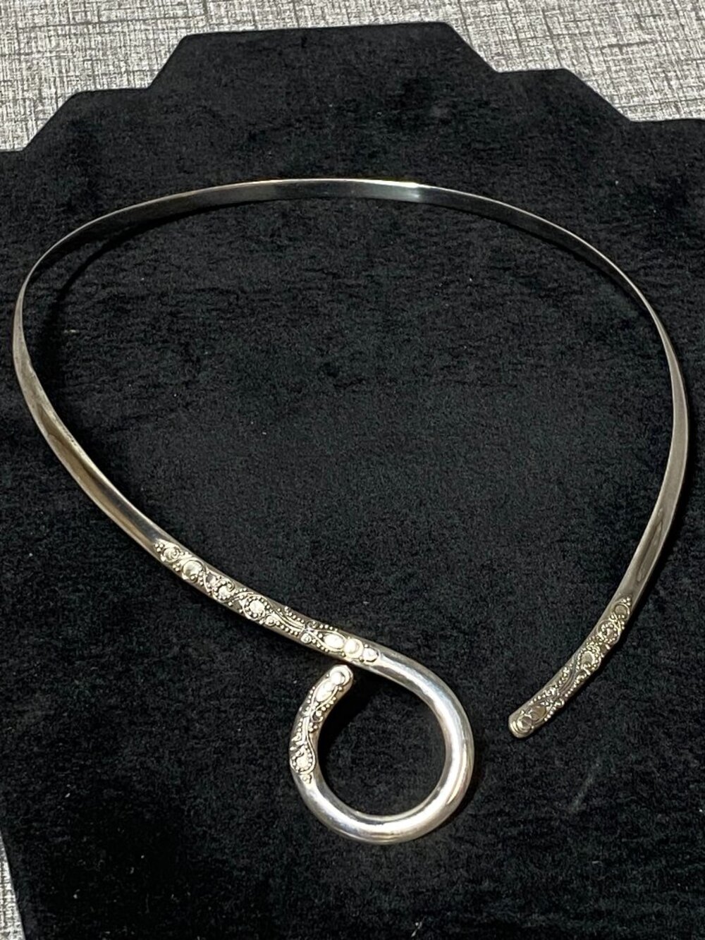 VTG Sarda Sterling Silver 925 collar necklace Artisan Gem Collection of Bali